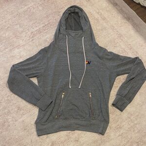 Grey aviator nation ninja hoodie